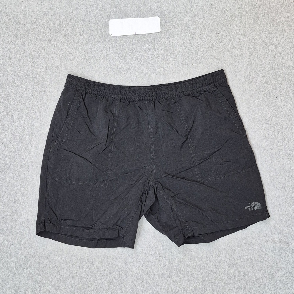 The North Face Men Shorts XL‎ Black  NF0A3T2U Short Court 4" Inseam Logo